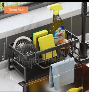 Multifunctional Sink Sponge Detergent Storage Rack*