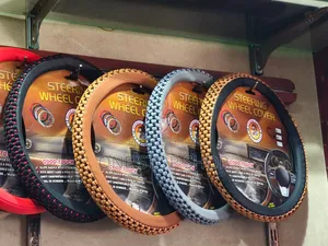 Different Colors Universal Fit Thread Knitted Design Steering Cover