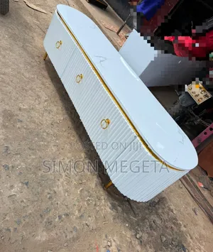 6 FTS Executive Tv Stand With Marble Sheet Top
