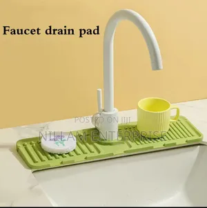 Silicone Faucet Mat Sink Splash Guard /Drainage Pad