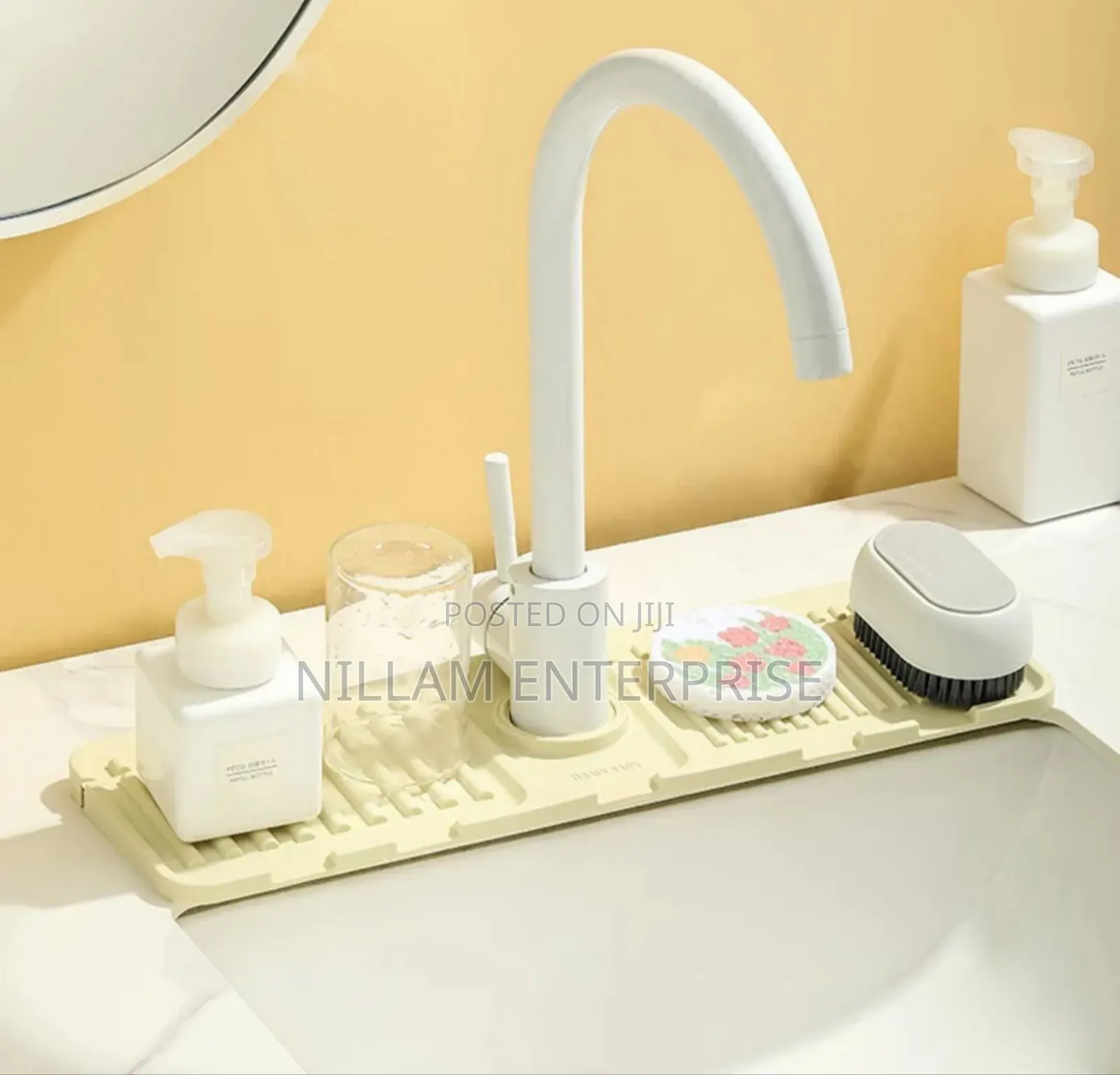 Silicone Faucet Mat Sink Splash Guard /Drainage Pad