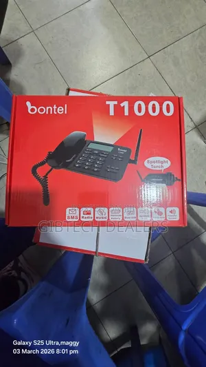 Bontel T1000 GSM Fixed Wireless Landline Desktop Phone