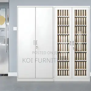 Office Cabinet; Steel Storage Cabinet With Adjustable Shelving