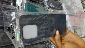 Rego Silicone Leather Back Cover for Itel A70 -Black