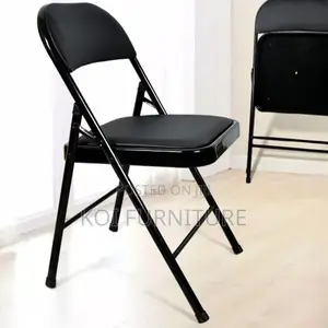 Office Chair; Foldable Metallic Task Chair