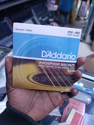 D'addario Ej16 Phosphor Bronze Acoustic Guitar Strings