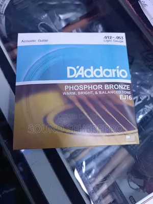 D'addario Ej16 Phosphor Bronze Acoustic Guitar Strings