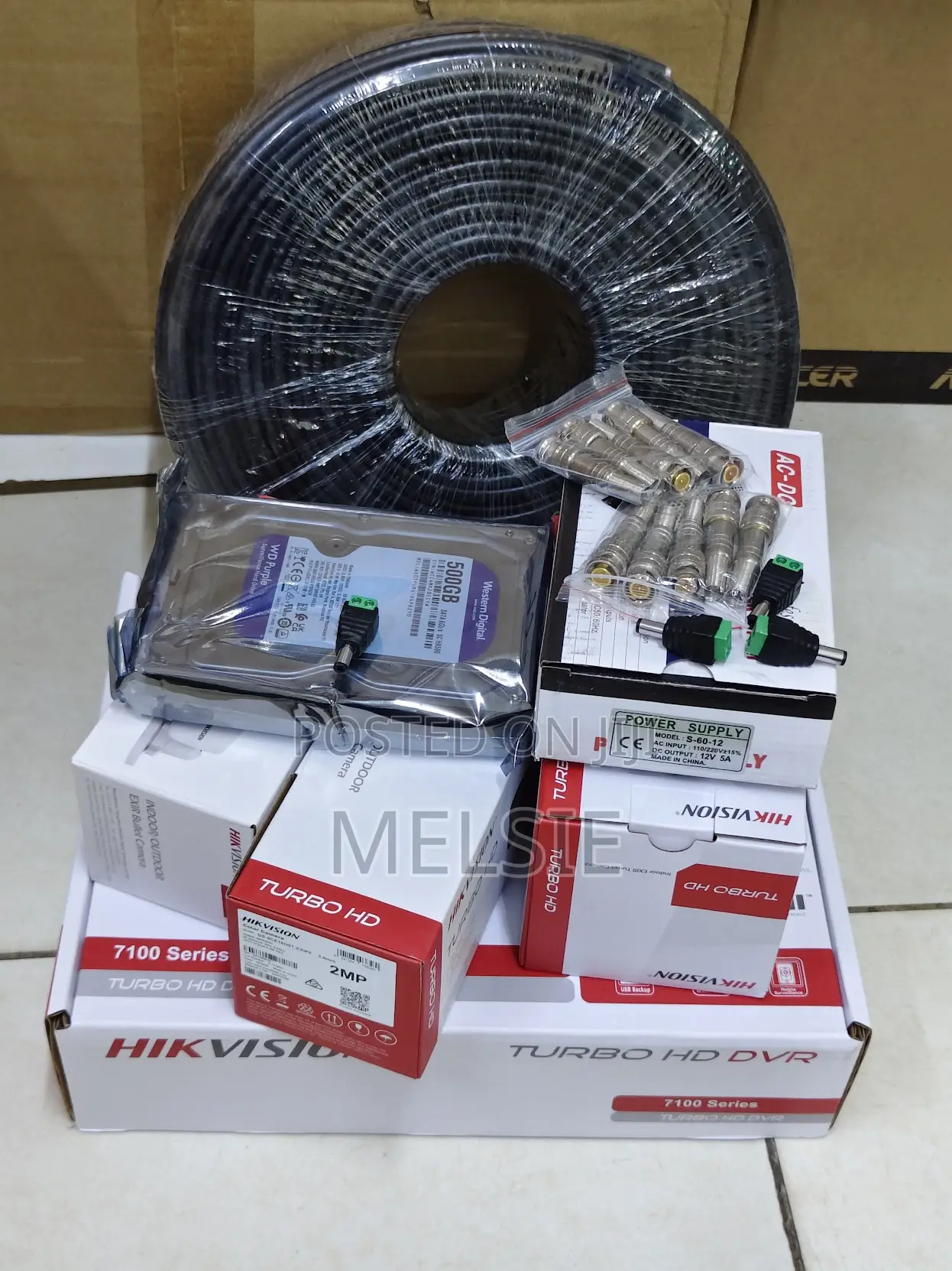 Hikvision 4 Channel 2mp Full Hd CCTV Camera Kit With 500gb DVR –