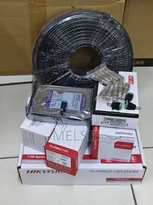 Hikvision 4ch 2mp CCTV Security Camera System Kit With DVR 500gb HDD