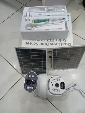 Ubox 6mp 4g Outdoor Dual Lens Solar CCTV PTZ