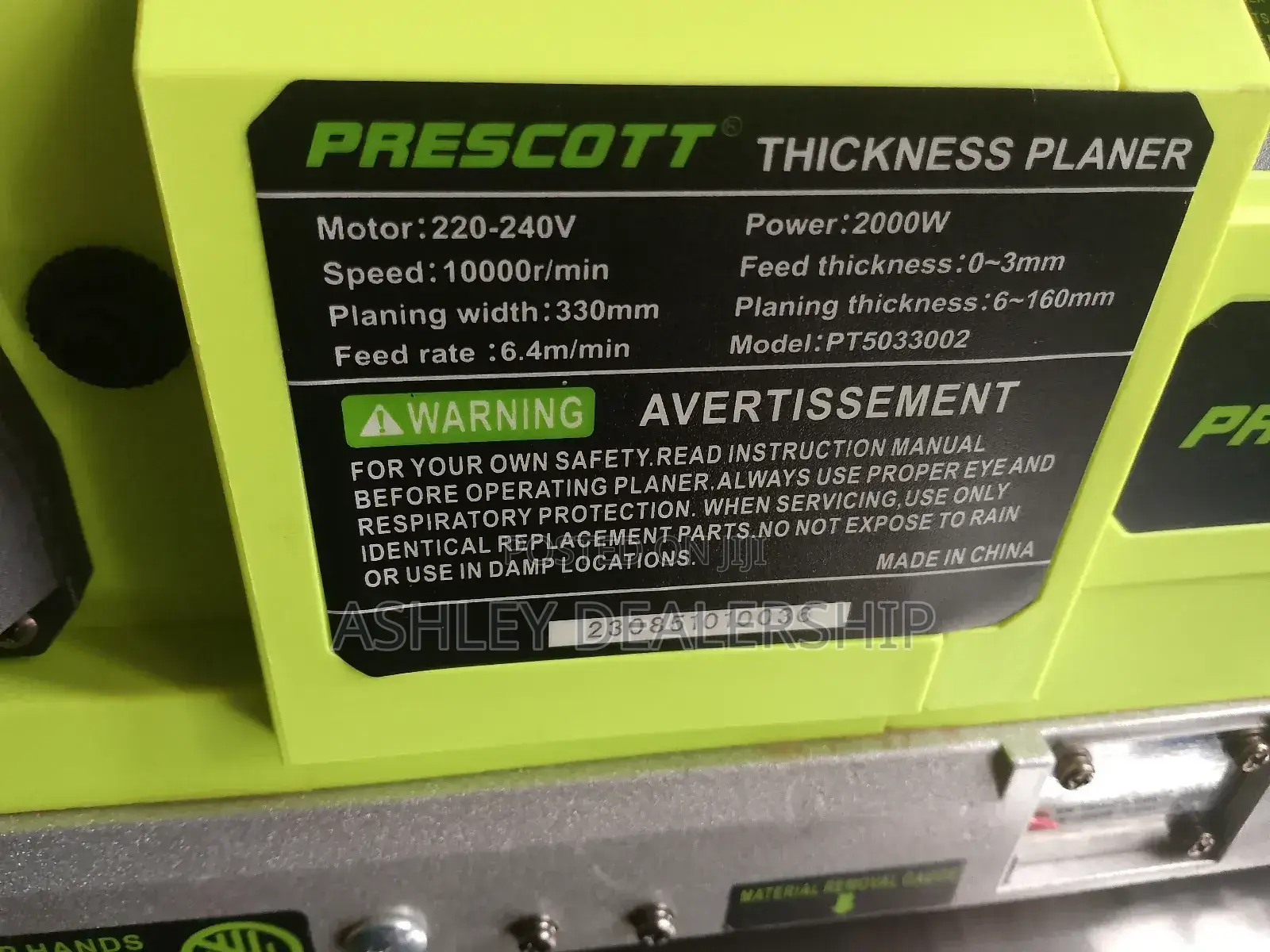 High Quality Thickness Planner