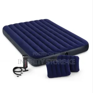 Intex Air Mattress 5x6 With 2 Pillows and Free Manual Pump