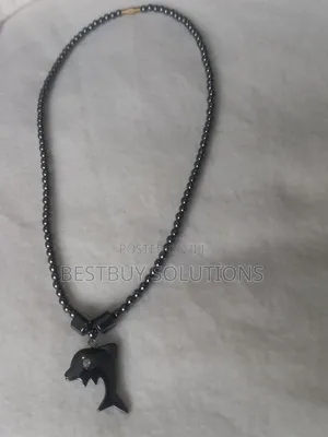 Hematite Dolphin Necklace