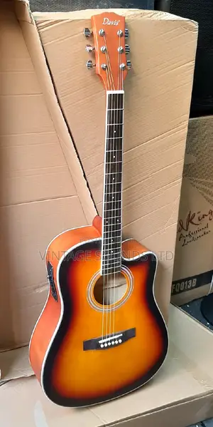 41 Inches Davis Semi Acoustic Box Guitar