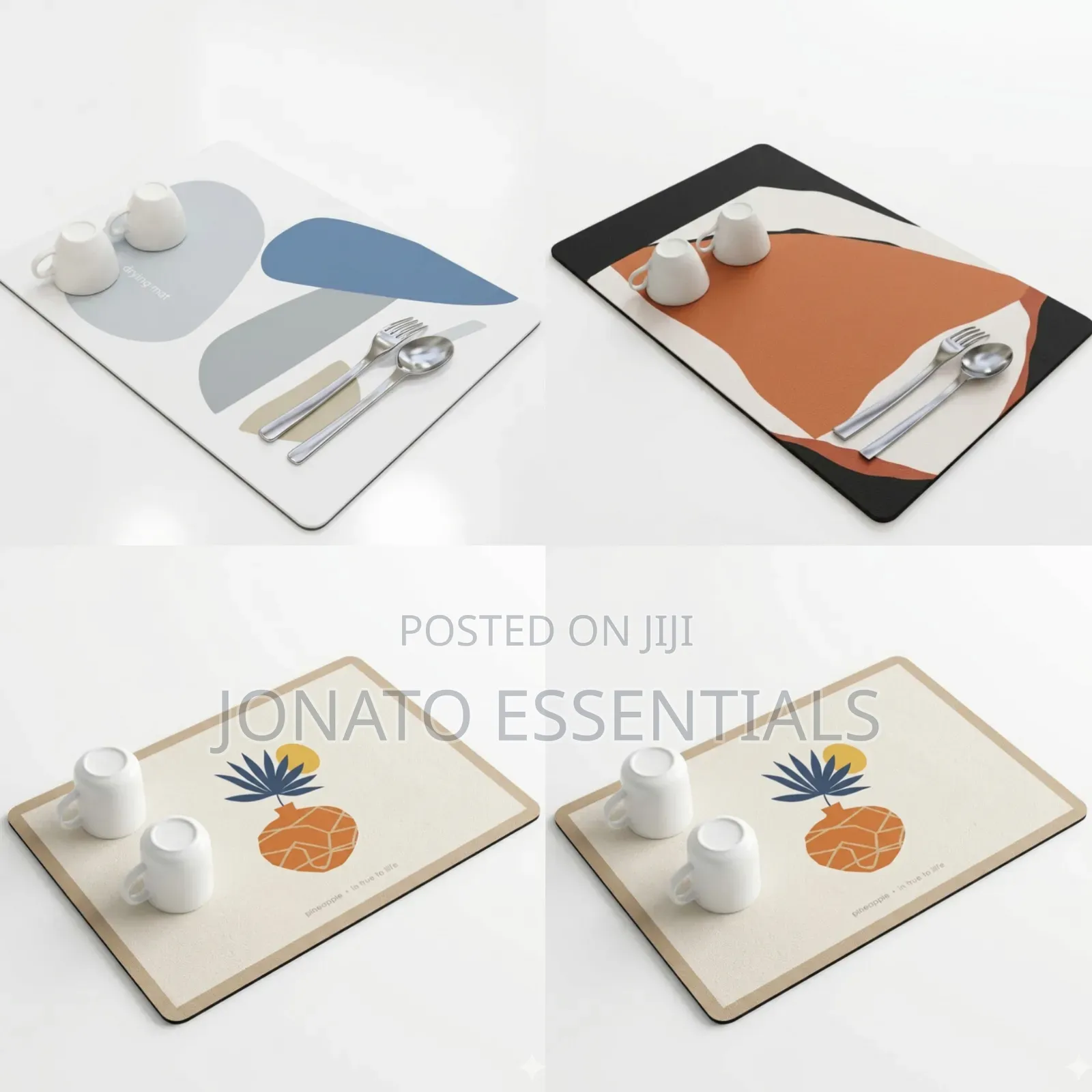 Utensil Drain Mat for Kitchen Counter