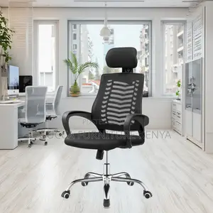 Office Ergonomic High-back Headrest Chair
