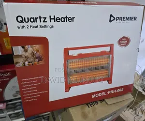 Premier 1600w Quartz Heater – Adjustable Heat Settings