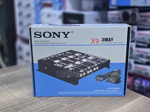 Sony X9 Digital Electronic 3 Way Crossover With Bass Knob
