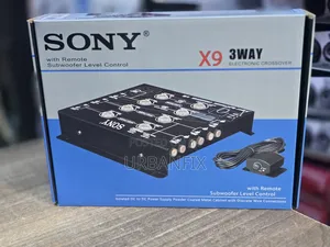 Sony Powerful 3 Way Digital Crossover With Bass Remote Control
