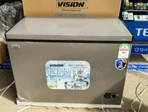 Colour Grey. New Vision 300l Freezer