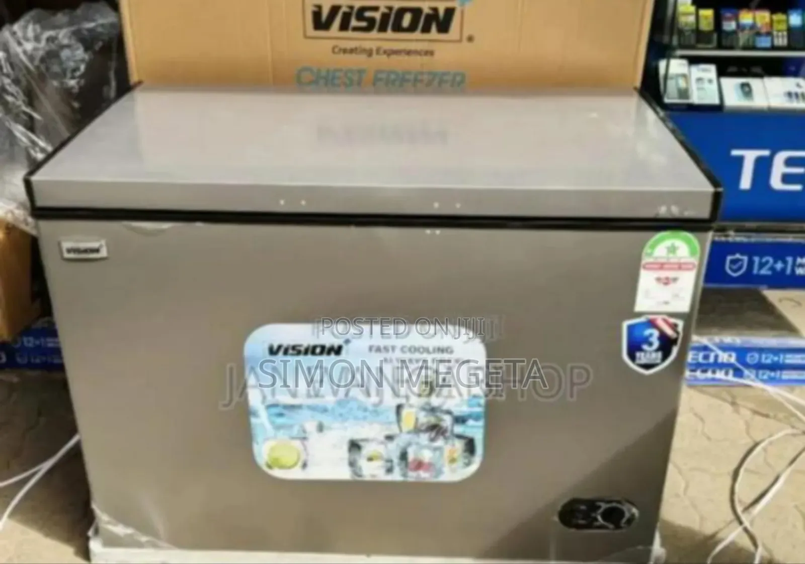 Single Doors. Vision 300l Freezer