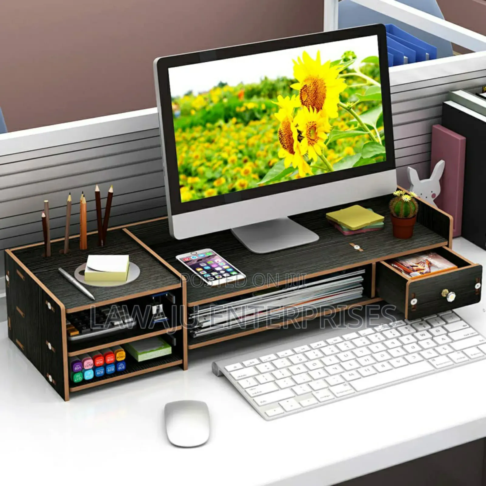 Bamboo Monitor Stand