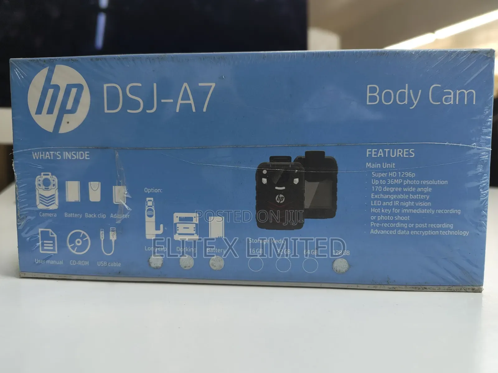 Hp DSJ-A7 Wireless Body Worn Camera Super Hd 1296