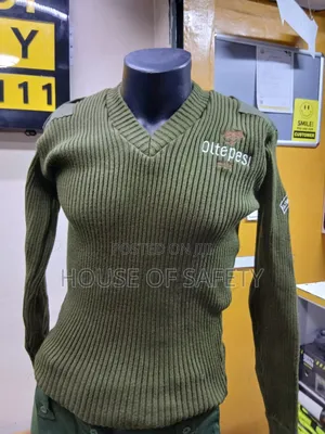 V Neck Front Security Sweater in Juggle