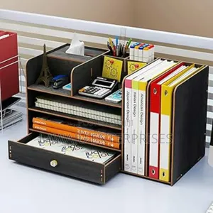 Bamboo Desk Organizer