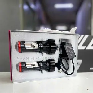 H4 Car Led Headlight Laser Light Lens Bi-Led Mini Projector Headlights