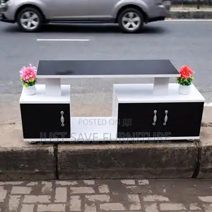 Modern Black White Wooden Tv Stand for Sale