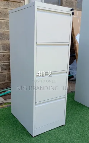 4-Drawer Metal Filing Cabinet Designed for Secure Office Storage