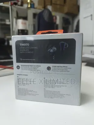 Havit Tw970 Wireless Charging Earbuds With Dongle