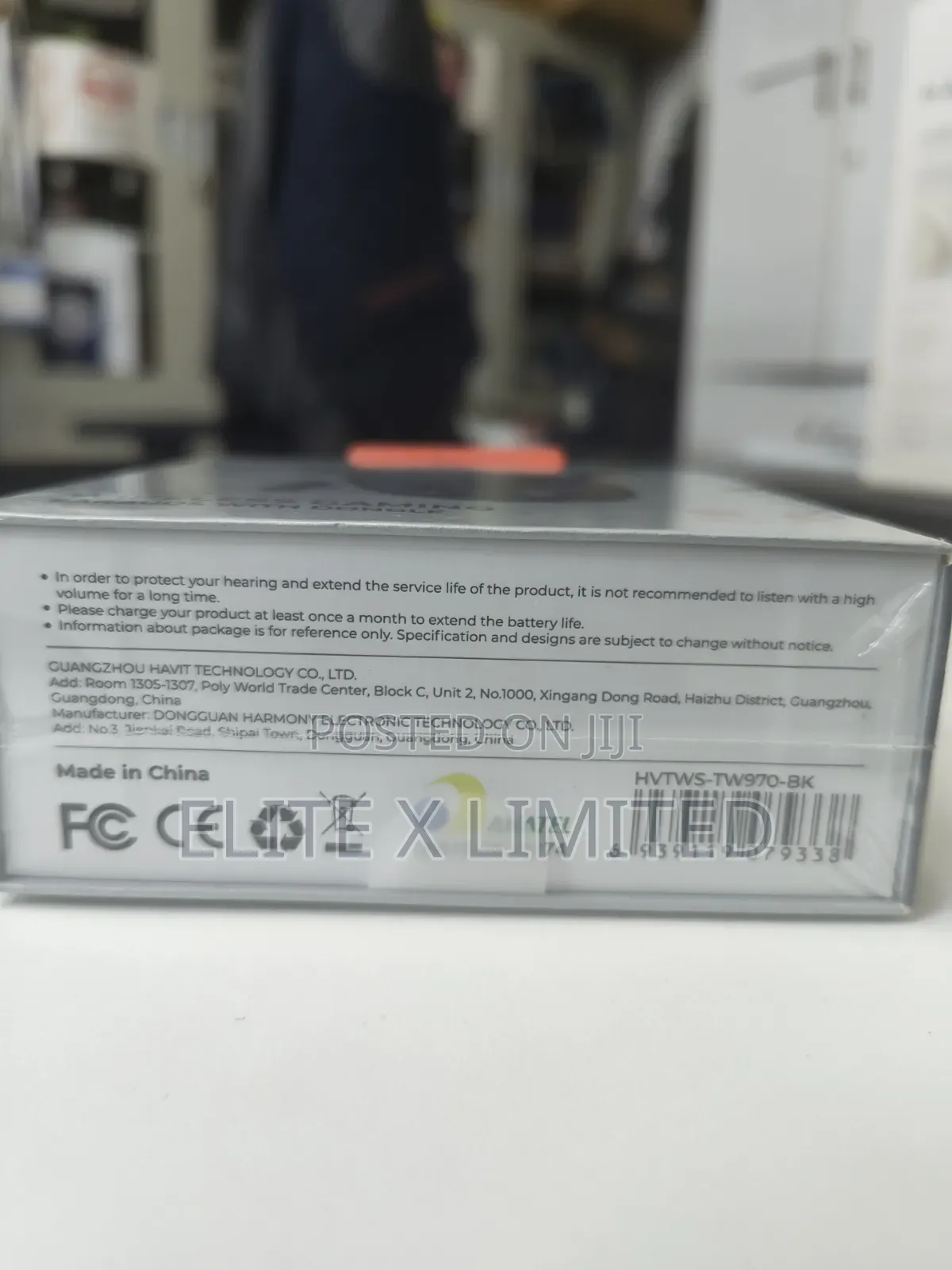 Havit Tw970 Wireless Charging Earbuds With Dongle