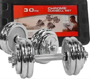 Chrome 30kg Dumbell Set /30kg Dumbell Set