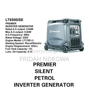Lt6500ise Premier Silent Petrol Inverter Generator