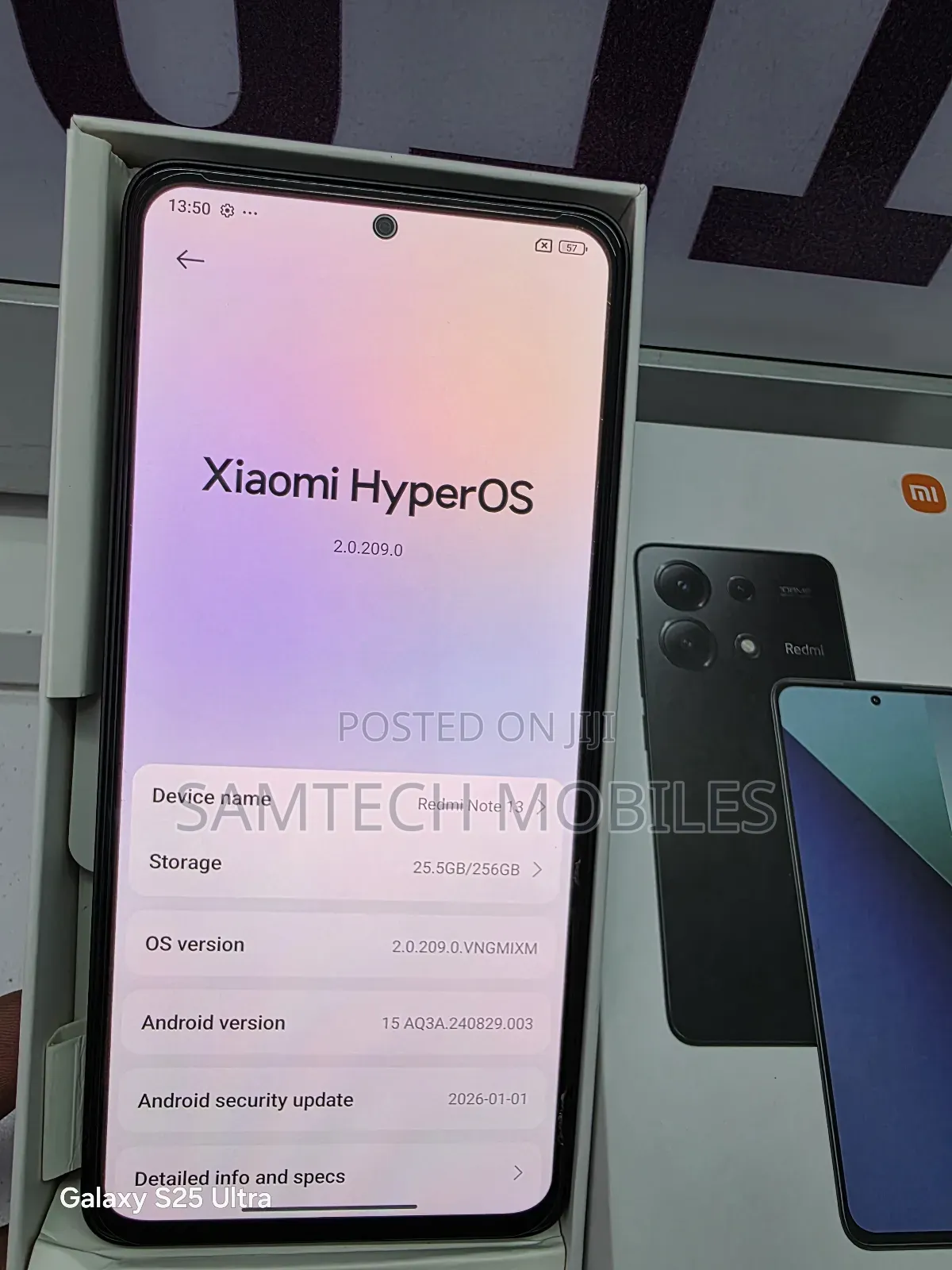 Xiaomi Redmi Note 13 256 GB Black