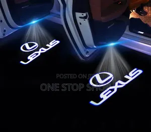 2pcs Lexus Welcome Door Shadow Logo Light for 2 Doors