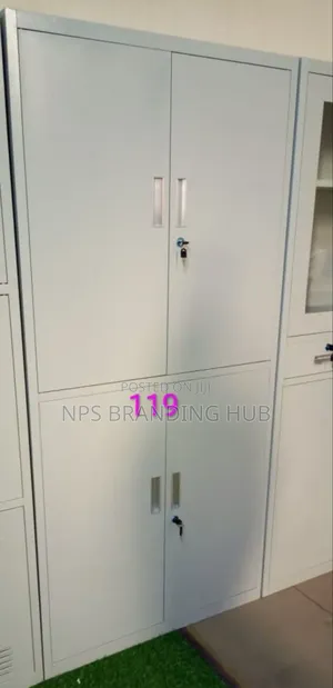4-Door Lockable Steel Office Filing Cabinet