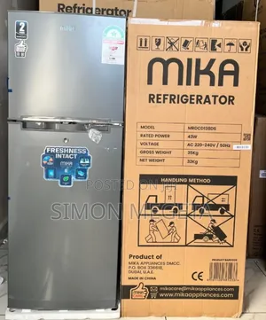 Mika 138litres Fridge Double Door