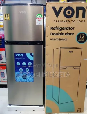 Von 138litres Fridge Double Door