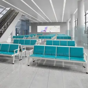 Waiting Bench; Modern 3-seater Waiting Bench