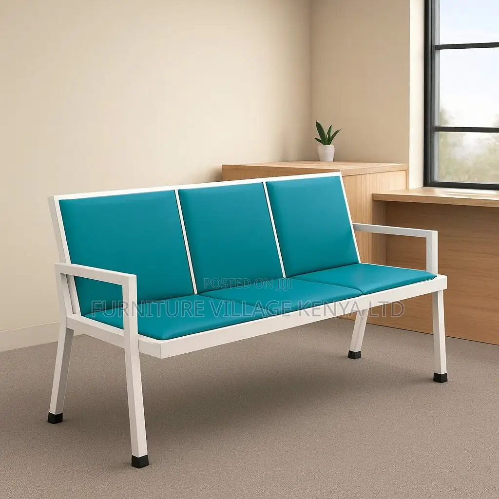 Waiting Bench; Modern 3-seater Waiting Bench