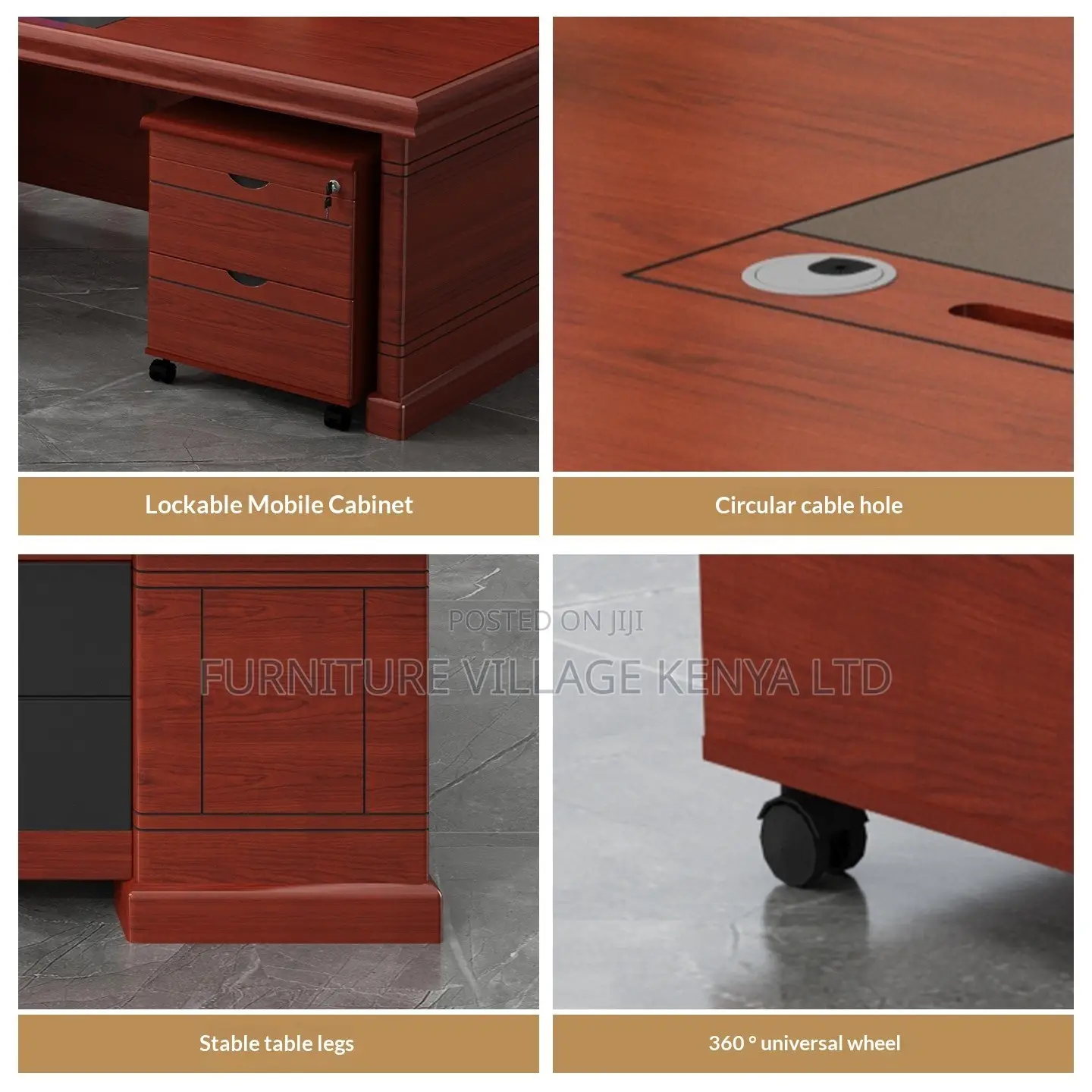 Office Desk; 1800mm Executive Office Table