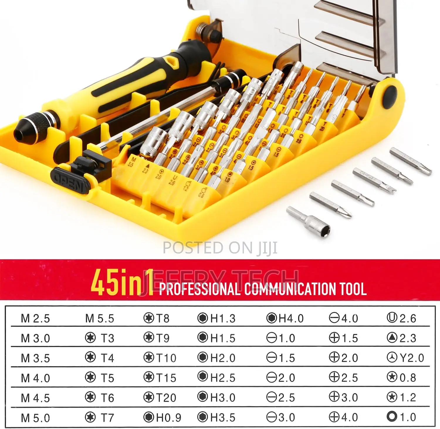 45 in 1 Mini Screwdriver Set, Torx Bit Tools Set, Small Precision Scre