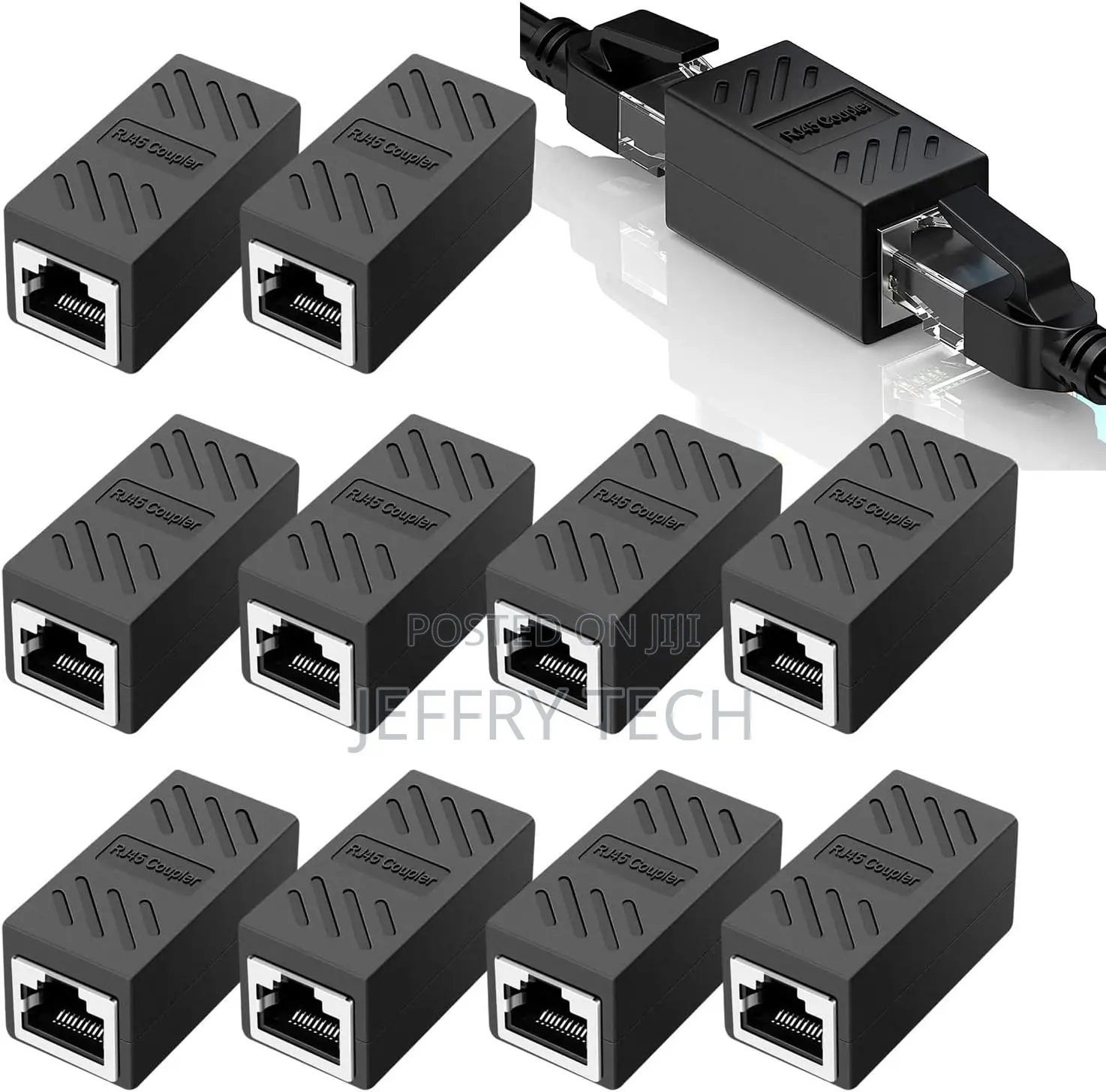 Rj45 Coupler, 10 Pack in-Line Coupler Cat7/Cat6 /Cat5/ Cat5e Ethernet