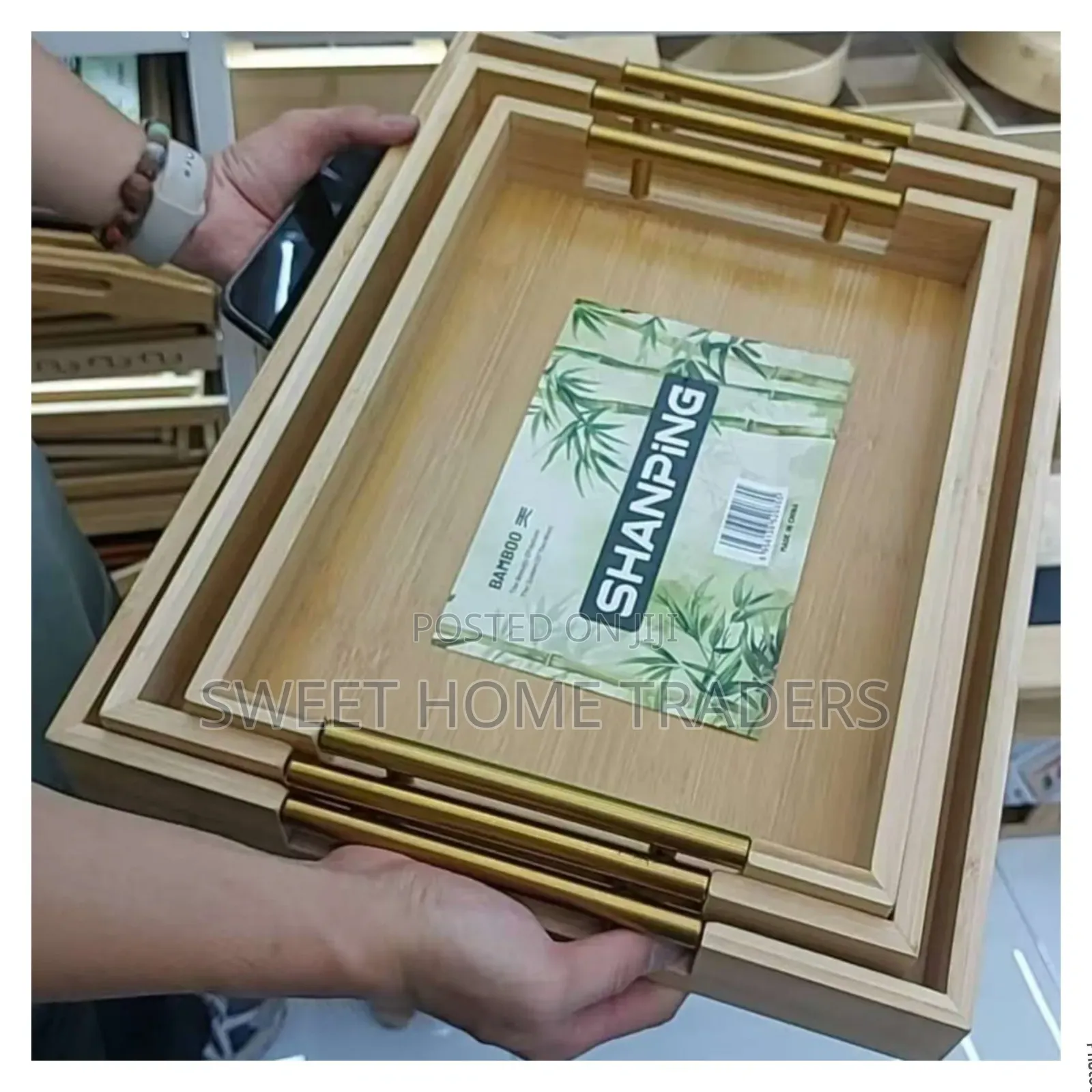 Bamboo Food Storage Trays
With Handle 