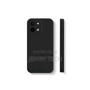 Vivo Y28 4g Tpu Black Soft Feel Heavy Duty Protection Phone Case Back