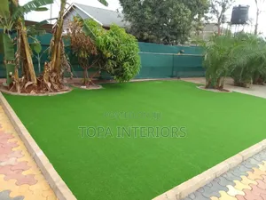 Rain Friendly Outdoor Garden Spaces Artificial Turf Grass Carpets