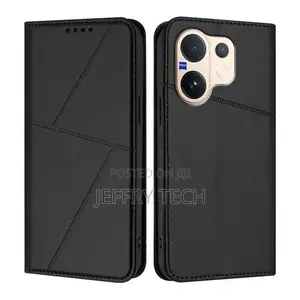 Flip Cover for Vivo V60 5g Case Leather Magnetic Flip Folio Stand Phon